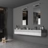 Nástenné svietidlo ISLA čierne IP44 1x12W LED 41cm Light Prestige