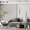 LUNGO 3F čierna 1x5W G9 závesná koľajnicová lampa Light Prestige