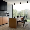 MANACOR čierno-zlaté povrchové svietidlo 1x50W GU10 9 cm Light Prestige