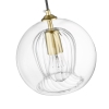 ARETTE zlatá 3x40W E27 závesná lampa Svetlo Prestige