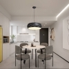 Závesné svietidlo REUS čierne 3x40W E27 Light Prestige