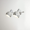 REUS stropné svietidlo biele 2x40W E14 Light Prestige