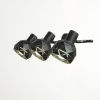 REUS stropné svietidlo čierne 3x40W E14 Light Prestige