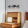 REUS stropné svietidlo čierne 3x40W E14 Light Prestige