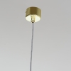 Zlatá závesná lampa LUNGO 1x5W G9 od Light Prestige