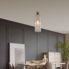PIEGA jantárová 1x40W E14 závesná lampa Svetlo Prestige