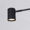 SNOW čierna 6x50W GU10 stropné svietidlo Light Prestige
