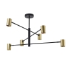 SNOW gold 6x50W GU10 stropné svietidlo Light Prestige