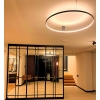 Plafond RING S čierny 1xLED 3000K Light Prestige
