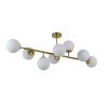 DORADO zlatá 8x40W E14 závesná lampa Light Prestige