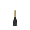 Závesné svietidlo SOLIN čierno-zlaté 1x60W E27 Light Prestige