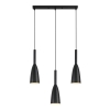 Závesné svietidlo SOLIN čierne 3x60W E27 Light Prestige