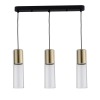 MANACOR zlatá 3x50W GU10 závesná lampa Svetlo Prestige