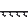 ICE SET 3F čierna 4x50W GU10 Light Prestige rail kit