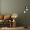 DORADO stojaca lampa čierna 3x40W E14 Light Prestige