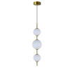 DORADO zlatá 3x10W E14 závesná lampa Svetlo Prestige