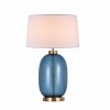 AMUR modrá 1x60W E27 stolná lampa Light Prestige