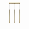 Zlatá závesná lampa LUNGO 3x5W G9 od Light Prestige