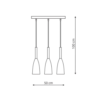 SOLIN závesné svietidlo biele 3x60W E27 Light Prestige