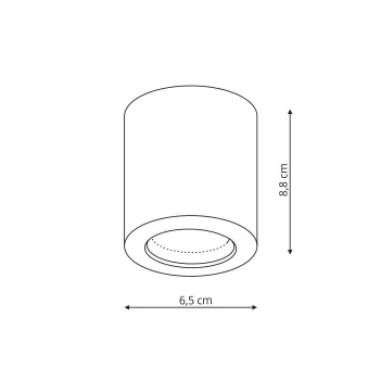Povrchové svietidlo FARO biele 1x50W GU10 IP65 Light Prestige