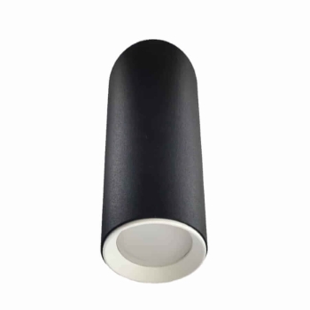 MANACOR povrchové svietidlo čierna/biela 1x50W GU10 17 cm Light Prestige