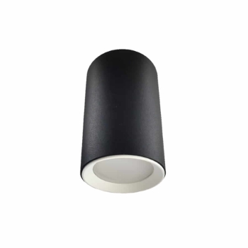 MANACOR povrchové svietidlo čierna/biela 1x50W GU10 9 cm Light Prestige