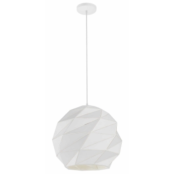 Závesné svietidlo REUS biela guľa 3x40W E27 Light Prestige