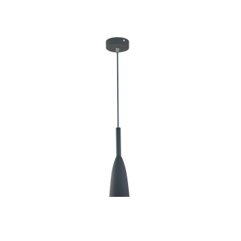 Závesné svietidlo SOLIN sivé 1x60W E27 Light Prestige