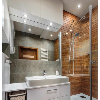 LAGOS štvorcové závesné svetlo biele 1x50W GU10 IP65 Svetlo Prestige