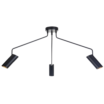 FUTURO čierna 3x35W GU10 závesná lampa Svetlo Prestige