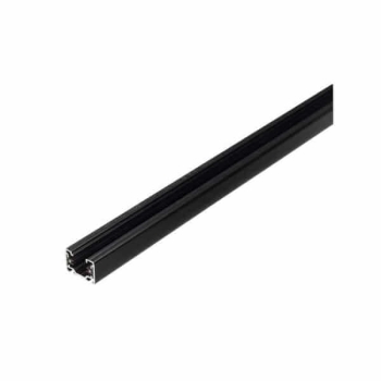 Koľajnica pre koľajnicový systém 1F čierna 2m koncový prívod + uzáver Light Prestige
