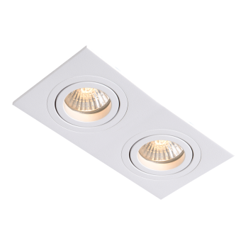 Skryté svietidlo METIS white 2x50W GU10 Light Prestige