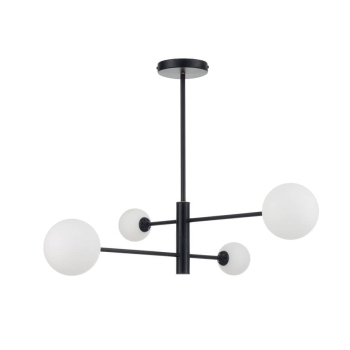 DORADO čierna závesná lampa 4x40W G9 Svetlo Prestige