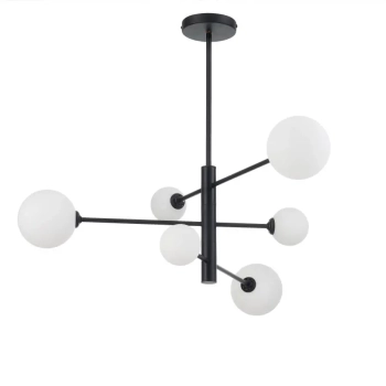 DORADO čierna 6x40W G9 závesná lampa Light Prestige