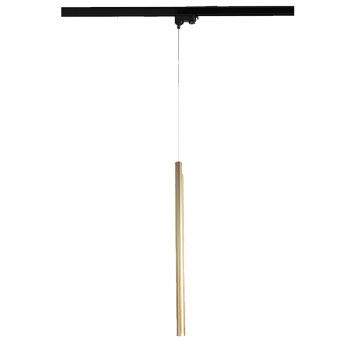 LUNGO 1F zlatá 1x5W G9 závesná koľajnicová lampa Light Prestige