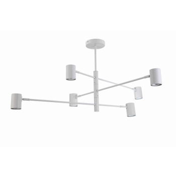 Stropné svietidlo SNOW biele 6x50W GU10 Light Prestige