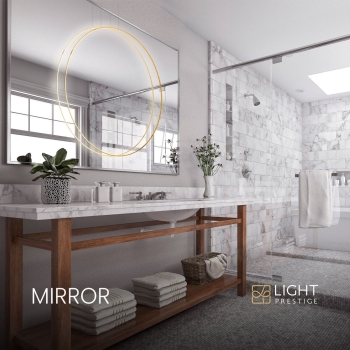 MIRROR S gold 1x35W LED závesné svietidlo Light Prestige