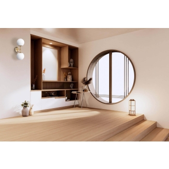Nástenné svietidlo DORADO čierne transparentné 2x40W E14 Light Prestige