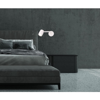 Nástenné svietidlo SNOW s predlžovacím ramenom biele 1x40W GU10 Light Prestige