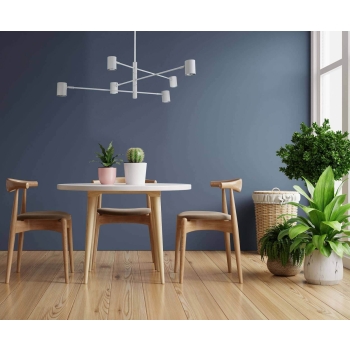 Stropné svietidlo SNOW biele 6x50W GU10 Light Prestige