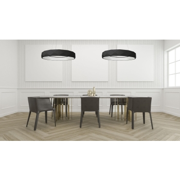 Závesné svietidlo REUS čierne 1x36W LED Light Prestige
