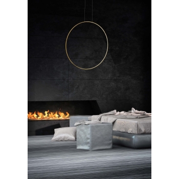 MIRROR S gold 1x35W LED závesné svietidlo Light Prestige