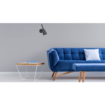 Nástenné svietidlo SOLIN sivé 1x40W E14 Light Prestige