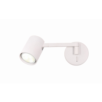 Nástenné svietidlo SNOW s predlžovacím ramenom biele 1x40W GU10 Light Prestige