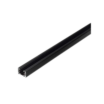 Koľajnica pre koľajnicový systém 1F čierna 0,5 m koncový prívod + uzáver Light Prestige