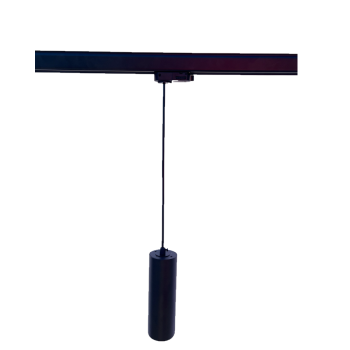 SNOW 1F čierna 1x50W GU10 závesná koľajnicová lampa Light Prestige