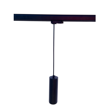SNOW 3F čierna 1x50W GU10 závesná koľajnicová lampa Light Prestige