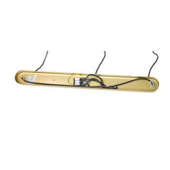 ARETTE zlatá 3x40W E27 závesná lampa Svetlo Prestige