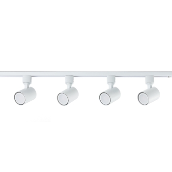 SNOW SET 1F biely 4x50W GU10 Light Prestige rail kit