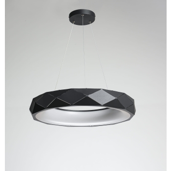 Závesné svietidlo REUS čierne 1x36W LED Light Prestige